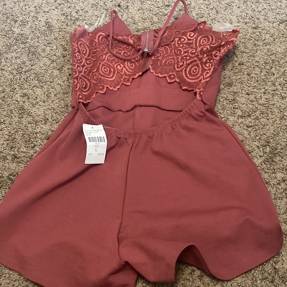 New Cut Out Short Jumpsuit - Picture 2 of 2